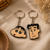 Shin-chan Friends Keychain Pack
