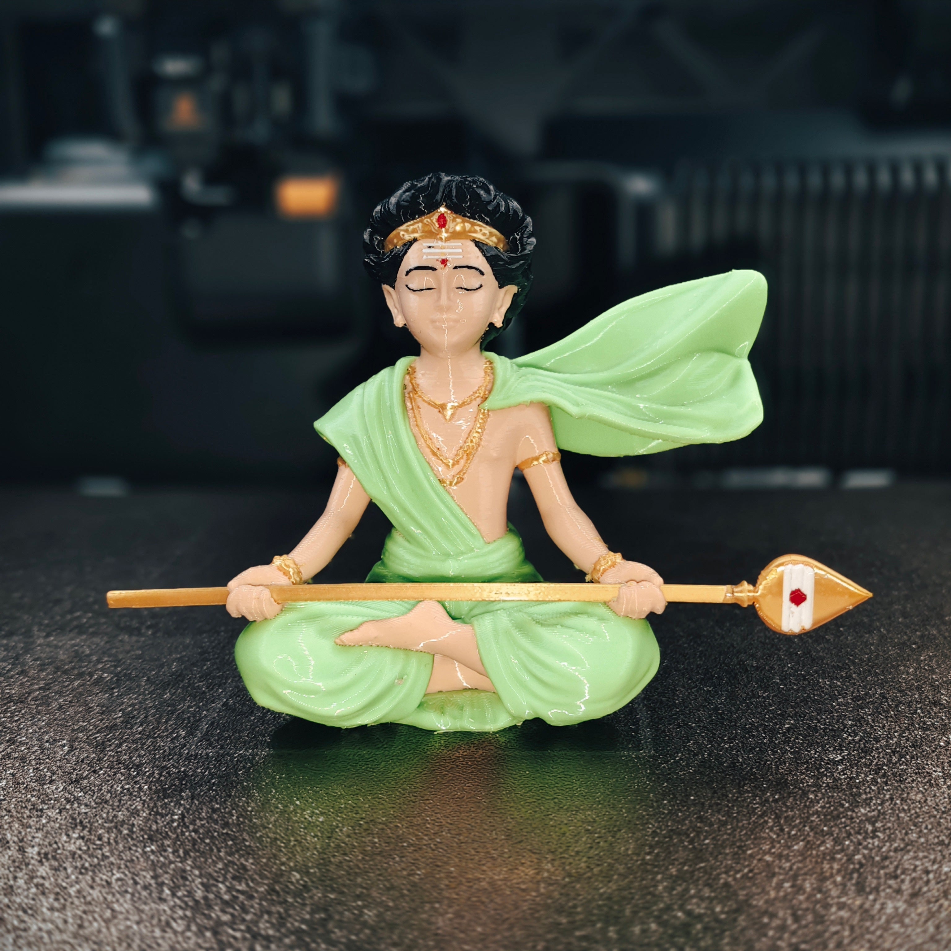 Meditative Murugan Figurine