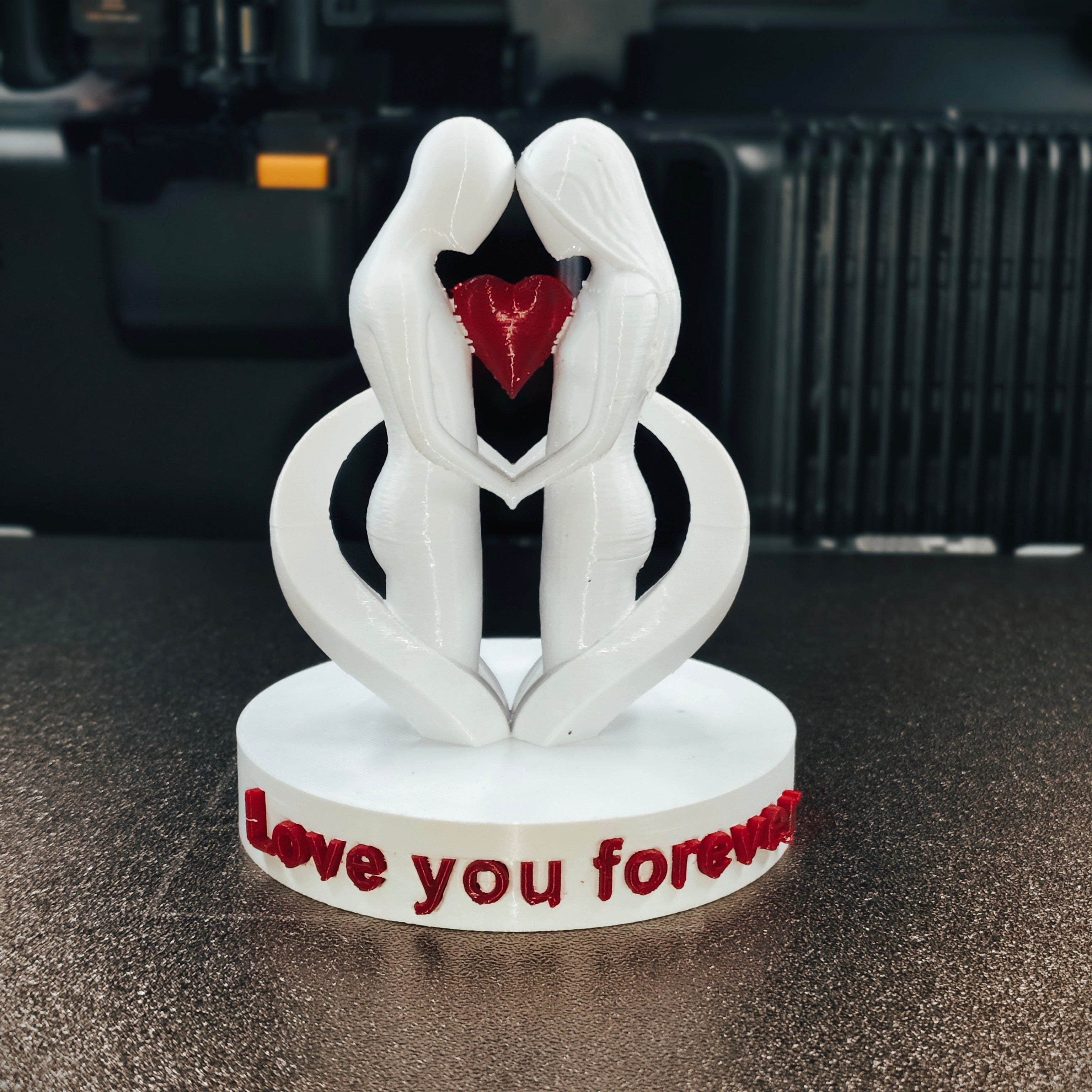 Forever Love Couple Statue
