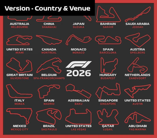 2026 Formula 1 Calendar F1