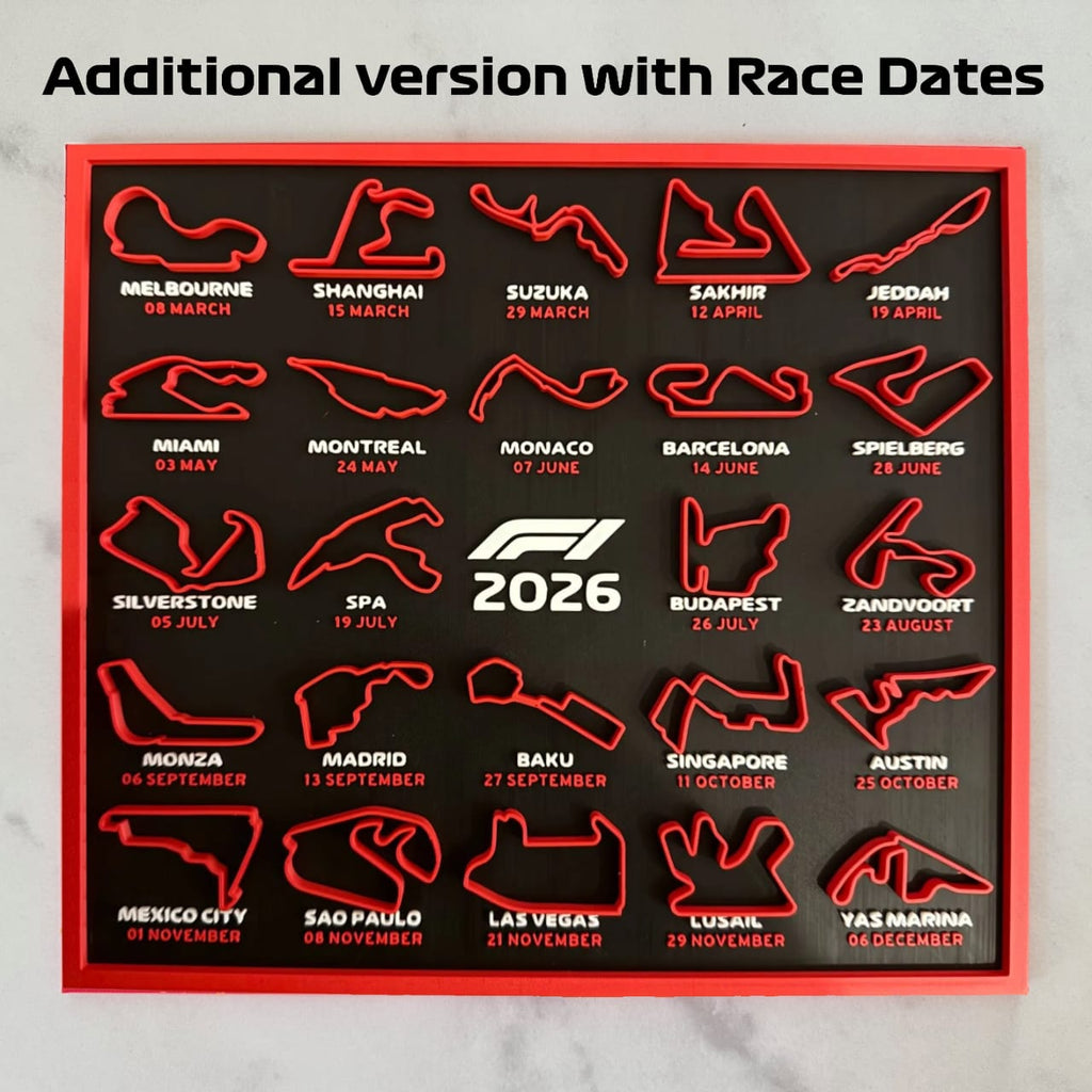 2026 Formula 1 Calendar F1