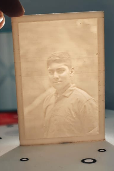 Customized Flat Lithophane Photo Frame