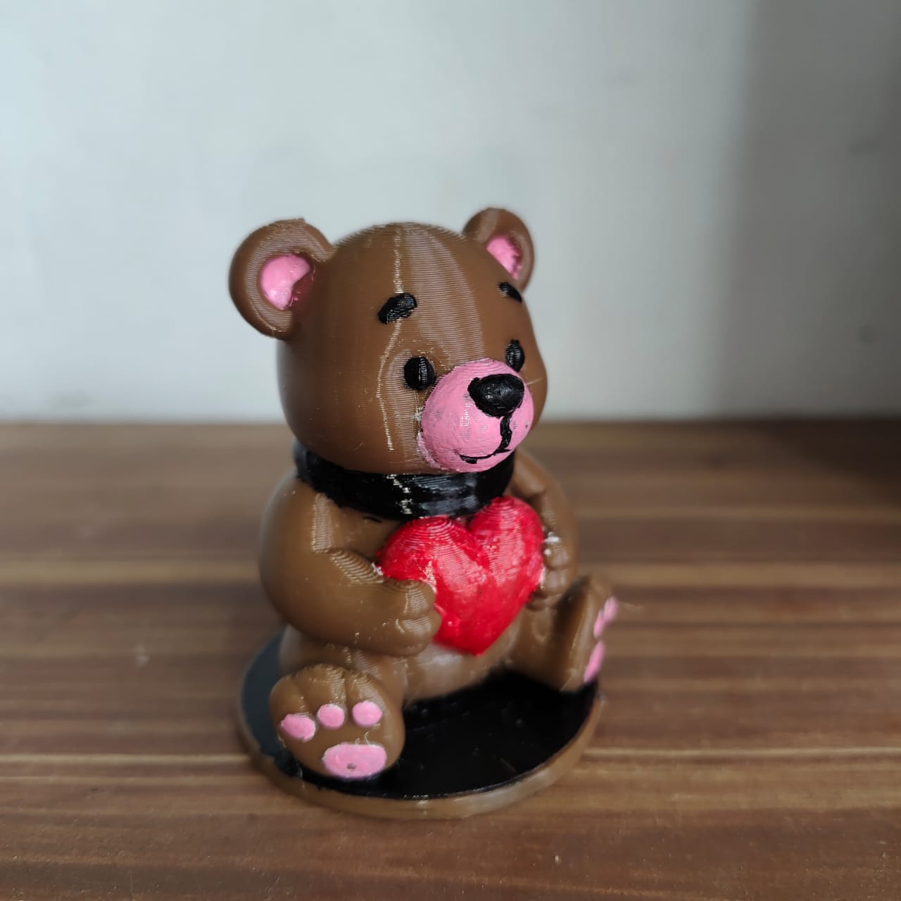 Cute Teddy Bear Holding Heart