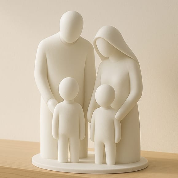 Modern Family Sculpture