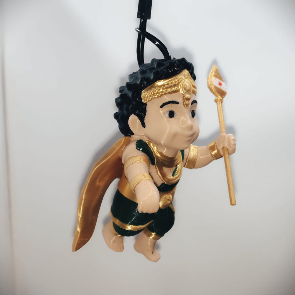 Flying Murugan Car Figurine