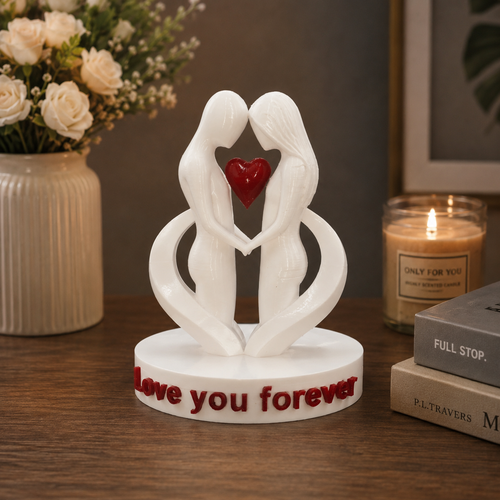 Forever Love Couple Statue