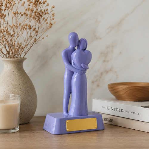 customizable Hugging Couple Statue