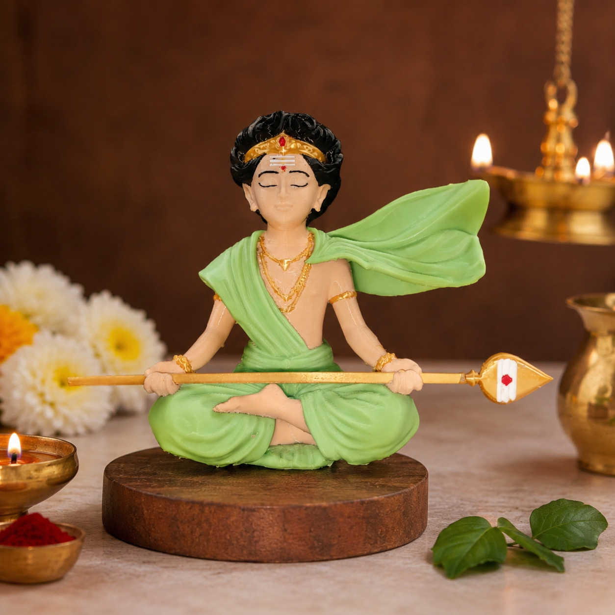 Meditative Murugan Figurine