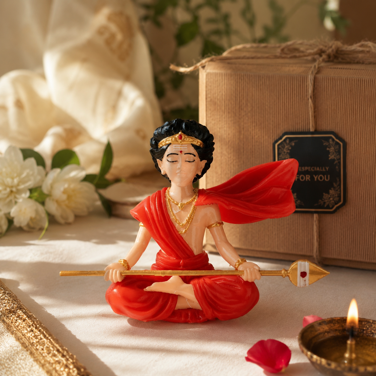 Meditative Murugan Figurine